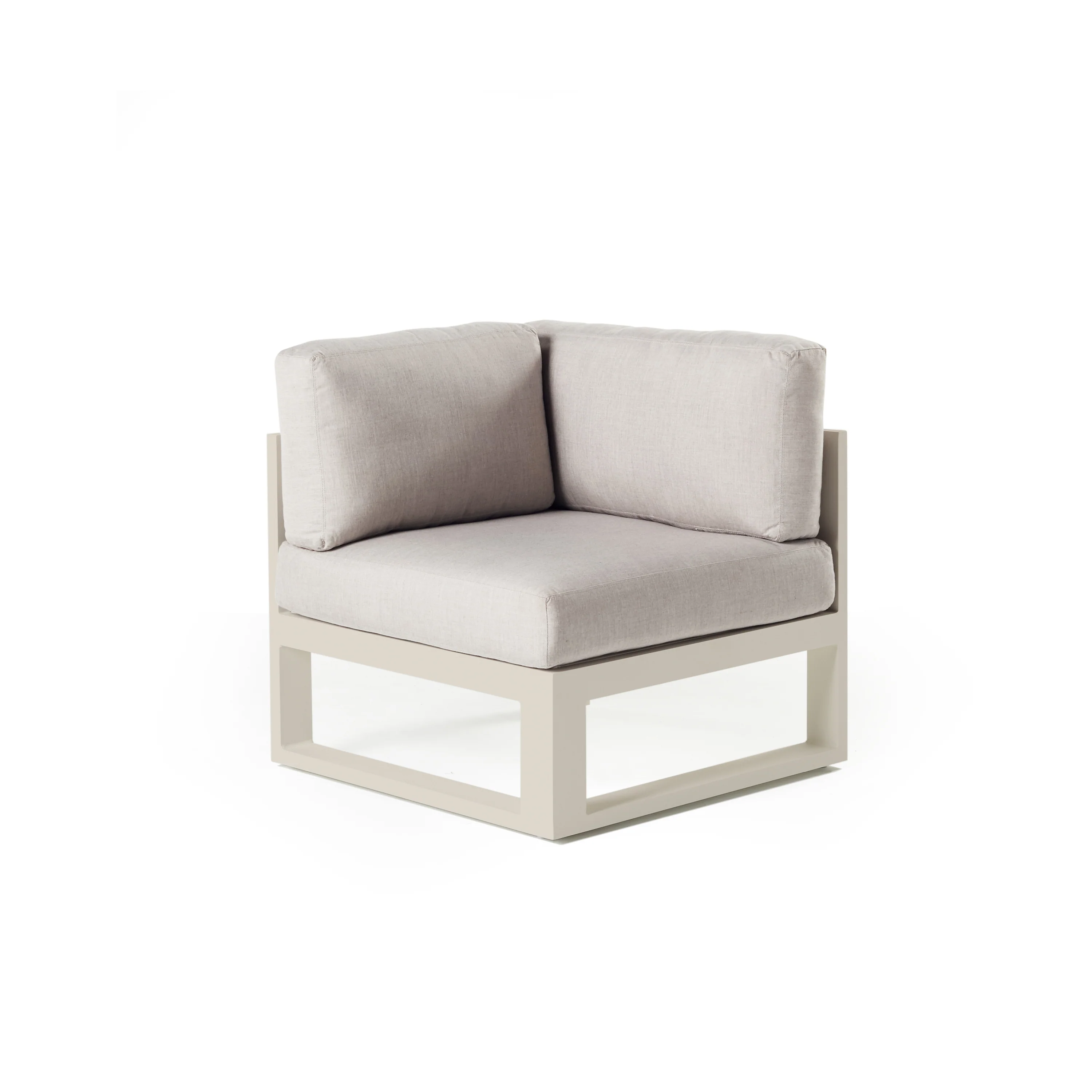 43-belvedere-sectional-corner-chair-in-dune-aluminum-1.webp Belvedere Sectional Corner Chair in Dune Aluminum