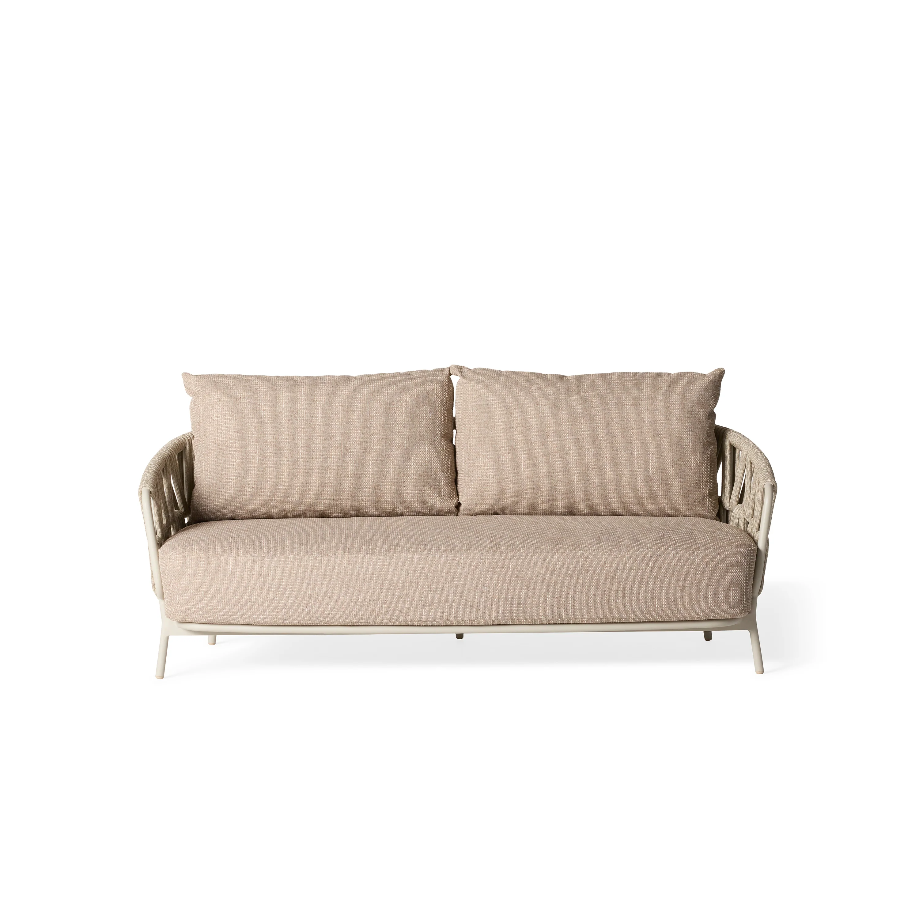 Silverado Loveseat in Dune Aluminum