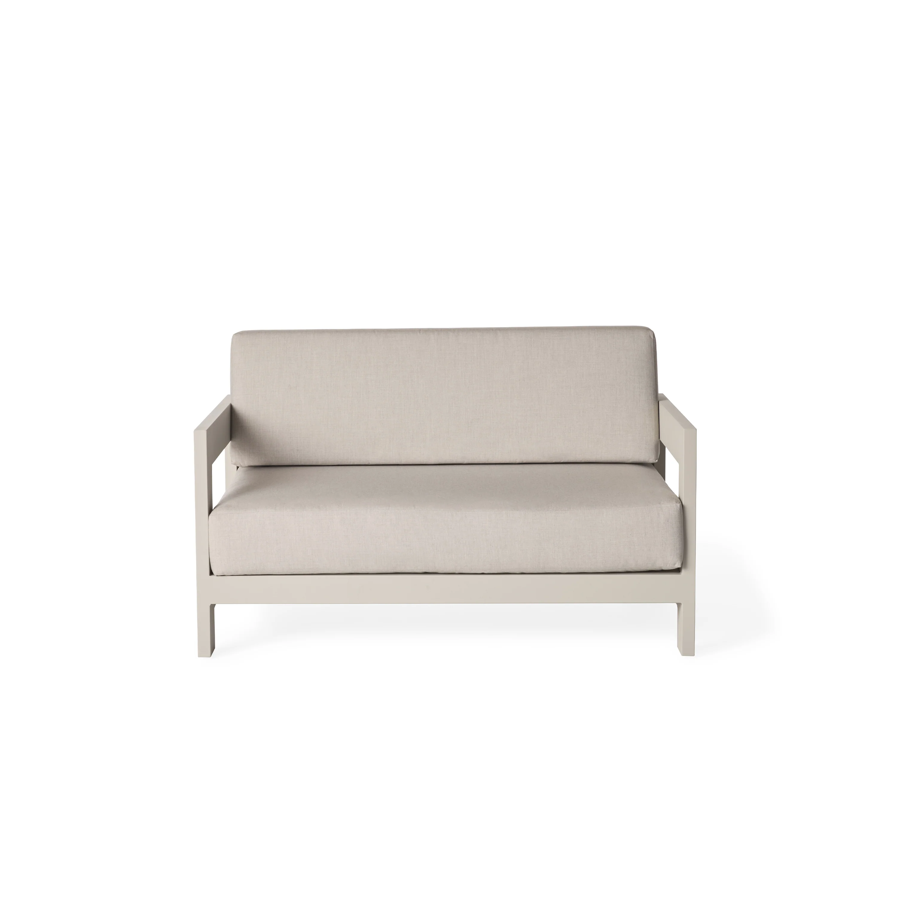 Tiburon Loveseat in Dune Aluminum