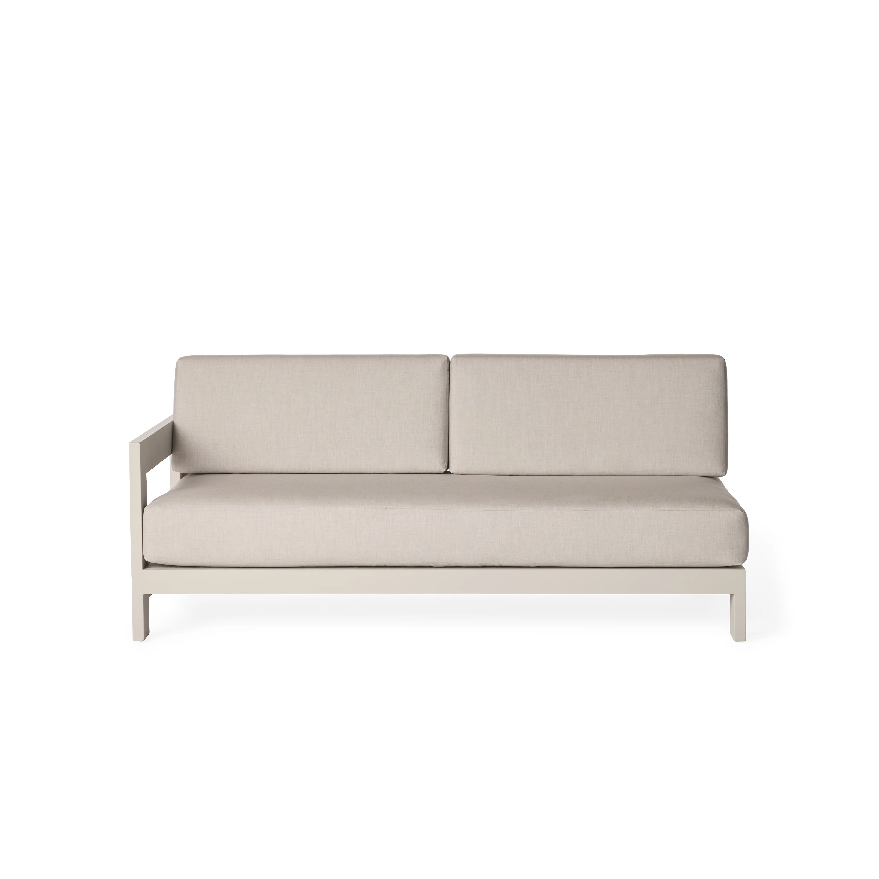 Tiburon Sectional Right Arm in Dune Aluminum